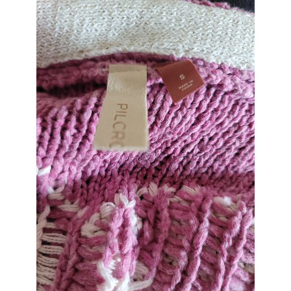 Anthropologie Pilcro Icon Pink Women's Cardigan - New Size Small - Picture 5 of 6